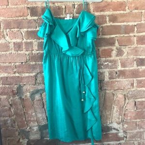 Emerald / jewel tone green Milly sundress